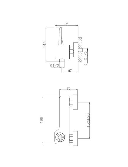 Купить Смеситель для душа WONZON & WOGHAND SHARK, Хром (WW-48B4101-CR) (ww-48b4101-cr) по цене 27678 руб., в Санкт-Петебруге в интернет магазине 100-Систем, а также дургие товары WONZON & WOGHAND из раздела Смесители для душа без излива и Смесители для ванны и душа