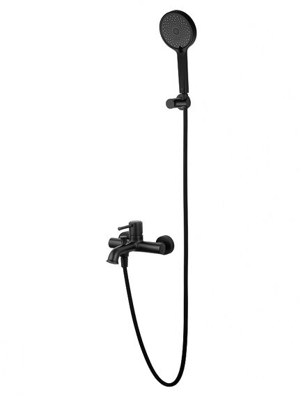 Купить Смеситель для ванны с душем WONZON & WOGHAND TOR, Черный матовый (WW-88037073-MB) (ww-88037073-mb) по цене 32491 руб., в Санкт-Петебруге в интернет магазине 100-Систем, а также дургие товары WONZON & WOGHAND из раздела Смесители с длинным изливом и Смесители для ванны и душа