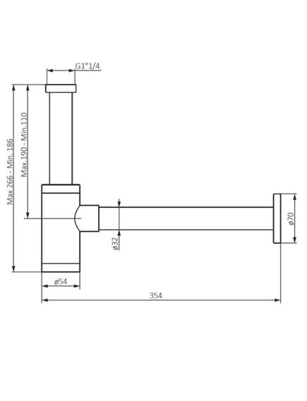 Купить Сифон для раковины Damixa Option 210800300 Черный матовый (210800300) по цене 13890 руб., в Санкт-Петебруге в интернет магазине 100-Систем, а также дургие товары DAMIXA из раздела Сифон и Сифоны для раковин