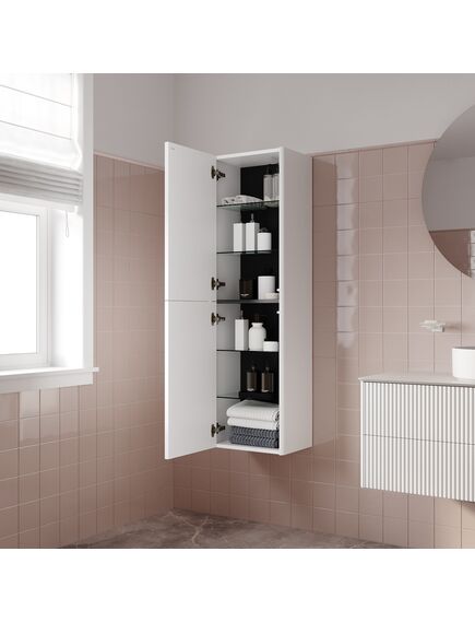 Купить Шкаф-пенал для ванной IDDIS Aiger  AIG40W0i97  40 подвесной матовый белый  (aig40w0i97) по цене 28700 руб., в Санкт-Петебруге в интернет магазине 100-Систем, а также дургие товары IDDIS из раздела Пеналы и Пеналы, комоды, шкафы