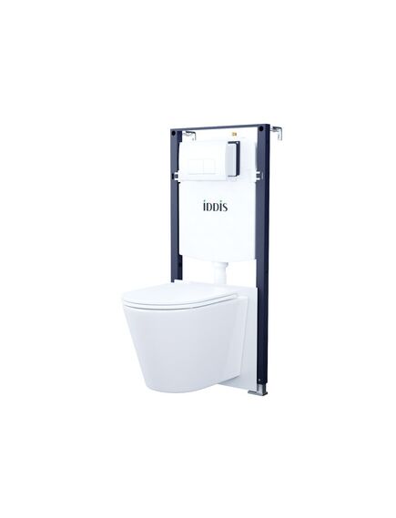 Купить Комплект инсталляции с подвесным унитазом IDDIS BASC030i73  (basc030i73) по цене 37190 руб., в Санкт-Петебруге в интернет магазине 100-Систем, а также дургие товары IDDIS из раздела Готовые решения и Инсталляции