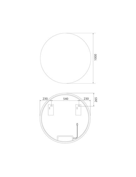 Купить Зеркало IDDIS Bild 100 см BIL1000i98  (bil1000i98) по цене 10900 руб., в Санкт-Петебруге в интернет магазине 100-Систем, а также дургие товары IDDIS из раздела Зеркала и Мебель для ванной комнаты