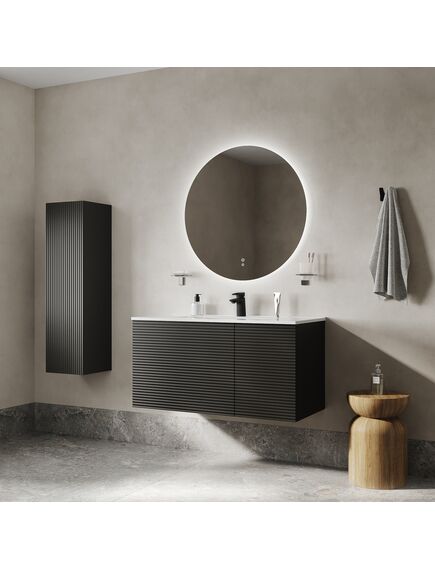 Купить Тумба с умывальником, подвесная, 100 см, темно-серый, Bild, IDDIS, BIL10G0i95K (bil10g0i95k) по цене 46480 руб., в Санкт-Петебруге в интернет магазине 100-Систем, а также дургие товары IDDIS из раздела Тумбы с умывальником и Мебель для ванной комнаты