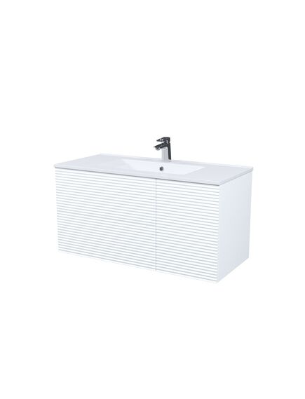 Купить Тумба с умывальником, подвесная, 100 см, белый, Bild, IDDIS, BIL10W0i95K (bil10w0i95k) по цене 46480 руб., в Санкт-Петебруге в интернет магазине 100-Систем, а также дургие товары IDDIS из раздела Тумбы с умывальником и Мебель для ванной комнаты