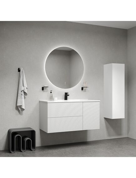 Купить Тумба с умывальником, подвесная, 100 см, белый, Bild, IDDIS, BIL10W0i95K (bil10w0i95k) по цене 46480 руб., в Санкт-Петебруге в интернет магазине 100-Систем, а также дургие товары IDDIS из раздела Тумбы с умывальником и Мебель для ванной комнаты