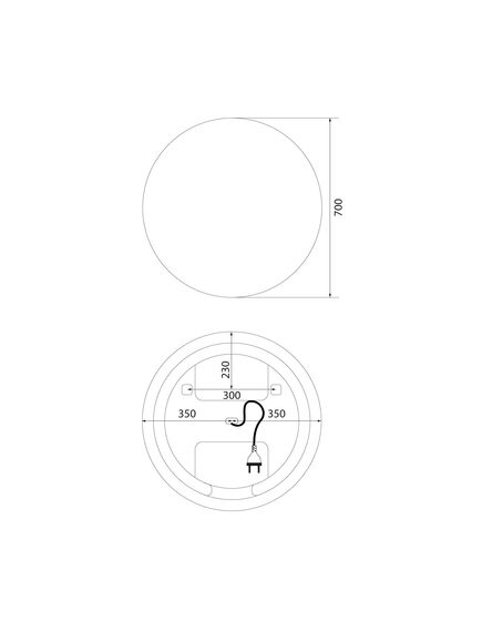 Купить Зеркало IDDIS Bild BIL7000i98 70см с подсветкой, сенсорным управлением и диммером (bil7000i98) по цене 8700 руб., в Санкт-Петебруге в интернет магазине 100-Систем, а также дургие товары IDDIS из раздела Зеркала и Мебель для ванной комнаты
