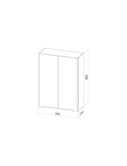 Купить Шкаф для ванной IDDIS Edifice EDI60W0i97 60 белый (edi60w0i97) по цене 26190 руб., в Санкт-Петебруге в интернет магазине 100-Систем, а также дургие товары IDDIS из раздела Шкафы и Пеналы, комоды, шкафы