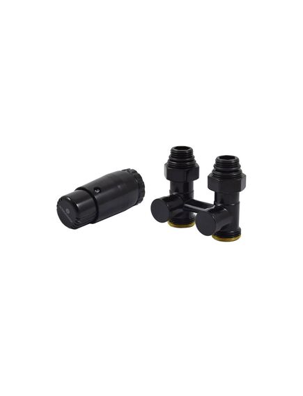 Купить Комплект узел нижненго подключения прямой,G 3/4 x 3/4 D=50 мм с термоголовкой M30x1,5 + 2 Ниппеля 1/2x3/4 Ral 9005 (600800066  ral 9005) по цене 10680 руб., в Санкт-Петебруге в интернет магазине 100-Систем, а также дургие товары Schlosser из раздела Радиаторные клапаны и Радиаторная арматура