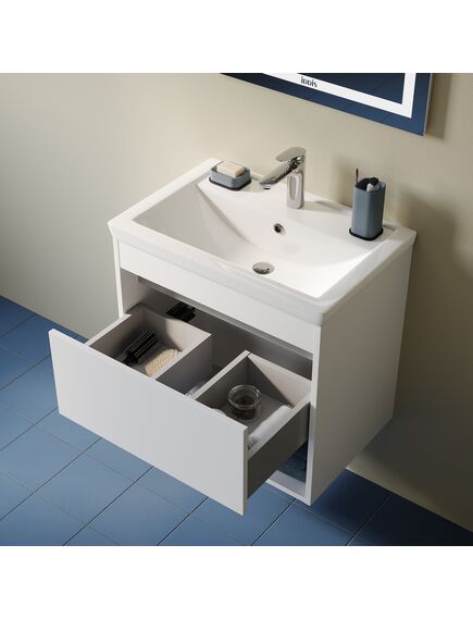 Купить Тумба с умывальником, подвесная, с нишей, 60 см, белый, Zodiac X, IDDIS, ZDX60WNi95K подходит умыв. 4076000i28 (zdx60wni95k) по цене 19800 руб., в Санкт-Петебруге в интернет магазине 100-Систем, а также дургие товары IDDIS из раздела Тумбы с умывальником и Мебель для ванной комнаты
