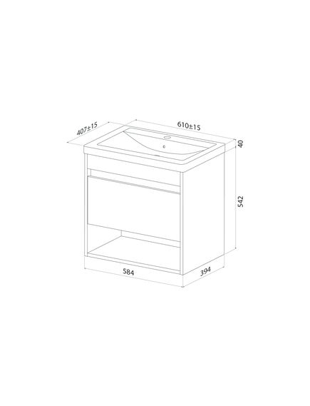 Купить Тумба с умывальником, подвесная, с нишей, 60 см, белый, Zodiac X, IDDIS, ZDX60WNi95K подходит умыв. 4076000i28 (zdx60wni95k) по цене 19800 руб., в Санкт-Петебруге в интернет магазине 100-Систем, а также дургие товары IDDIS из раздела Тумбы с умывальником и Мебель для ванной комнаты