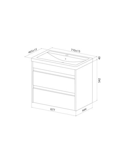 Купить Тумба с умывальником, подвесная, 70 см, белый, Zodiac X, IDDIS, ZDX70W0i95K подходит умыв. 4077000i28 (zdx70w0i95k) по цене 23300 руб., в Санкт-Петебруге в интернет магазине 100-Систем, а также дургие товары IDDIS из раздела Тумбы с умывальником и Мебель для ванной комнаты