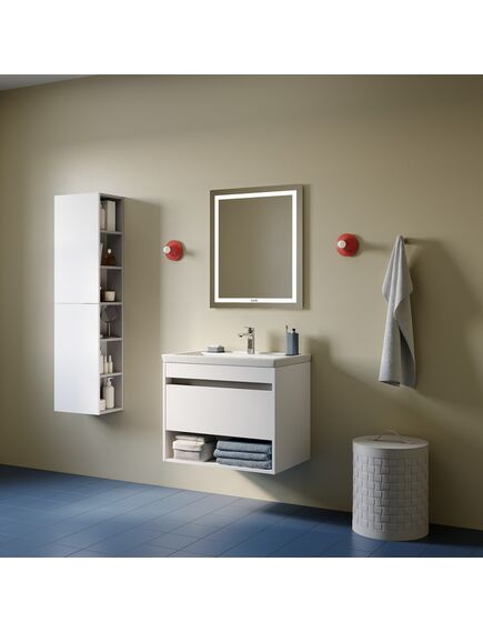 Купить Тумба с умывальником, подвесная, с нишей, 70 см, белый, Zodiac X, IDDIS, ZDX70WNi95K подходит умыв. 4077000i28 (zdx70wni95k) по цене 22200 руб., в Санкт-Петебруге в интернет магазине 100-Систем, а также дургие товары IDDIS из раздела Тумбы с умывальником и Мебель для ванной комнаты