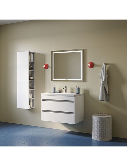 Купить Тумба с умывальником, подвесная, 80 см, белый, Zodiac X, IDDIS, ZDX80W0i95K подходит умыв. 4078000i28 (zdx80w0i95k) по цене 25400 руб., в Санкт-Петебруге в интернет магазине 100-Систем, а также дургие товары IDDIS из раздела Тумбы с умывальником и Мебель для ванной комнаты