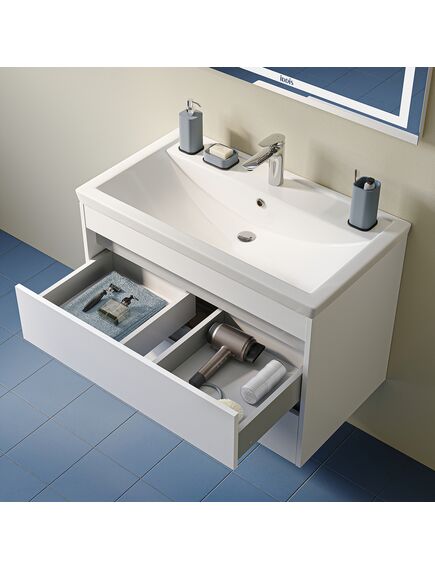 Купить Тумба с умывальником, подвесная, 80 см, белый, Zodiac X, IDDIS, ZDX80W0i95K подходит умыв. 4078000i28 (zdx80w0i95k) по цене 25400 руб., в Санкт-Петебруге в интернет магазине 100-Систем, а также дургие товары IDDIS из раздела Тумбы с умывальником и Мебель для ванной комнаты