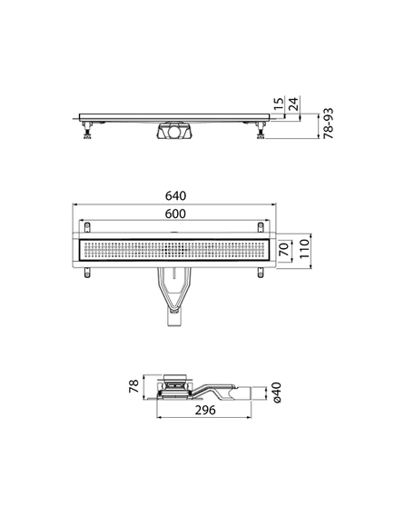 Купить Душевой лоток IDDIS Perfex 975B6SB20DZ 60 см, хром (975b6sb20dz) по цене 7600 руб., в Санкт-Петебруге в интернет магазине 100-Систем, а также дургие товары IDDIS из раздела Лотки и Душевые лотки и душевые трапы