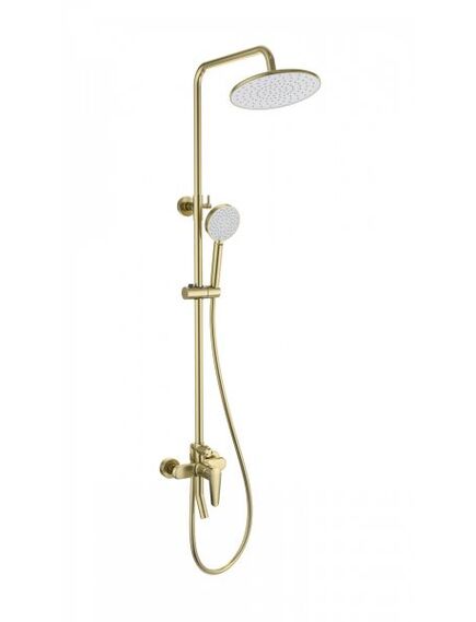 Купить Душевая система WONZON & WOGHAND, Брашированное золото (WW-B2168-A-BG) (ww-b2168-a-bg) по цене 27485 руб., в Санкт-Петебруге в интернет магазине 100-Систем, а также дургие товары WONZON & WOGHAND из раздела Душевые стойки и Душевые стойки, системы, панели, гарнитуры