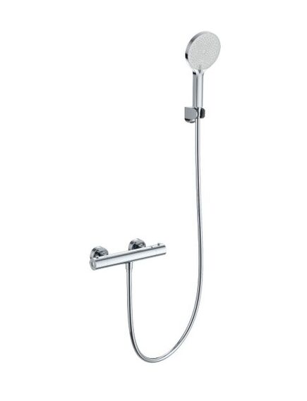 Купить Смеситель для душа с термостатом WONZON & WOGHAND INN 3, Хром (WW-B2065-A-CR) (ww-b2065-a-cr) по цене 13124 руб., в Санкт-Петебруге в интернет магазине 100-Систем, а также дургие товары WONZON & WOGHAND из раздела Смесители для душа без излива и Смесители для ванны и душа