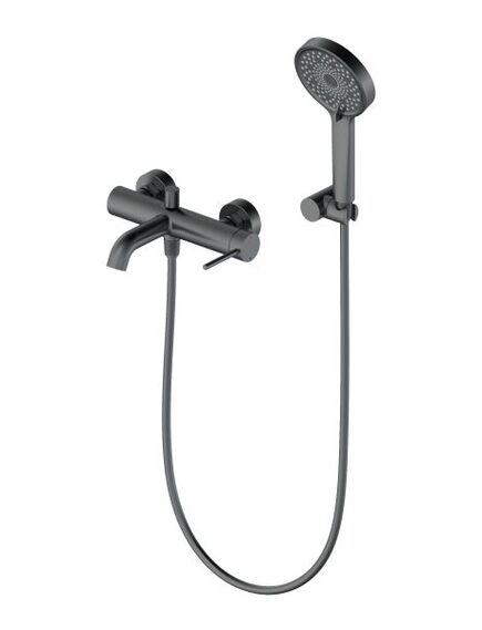 Купить Смеситель для ванны с душем WONZON & WOGHAND STICK, Темный графит (WW-88639017-BGM) (ww-88639017-bgm) по цене 40723 руб., в Санкт-Петебруге в интернет магазине 100-Систем, а также дургие товары WONZON & WOGHAND из раздела Смесители с длинным изливом и Смесители для ванны и душа