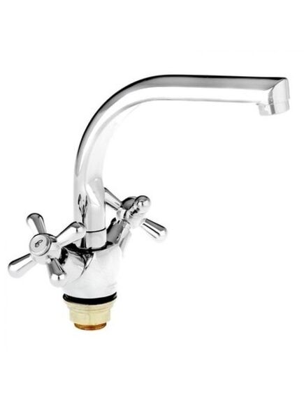 Купить смеситель для кухни с гайкой (Комлектуется подводкой для воды) (a4472) по цене 2816 руб., в Санкт-Петебруге в интернет магазине 100-Систем, а также дургие товары Accoona из раздела Вентильные смесители и Смесители для кухни