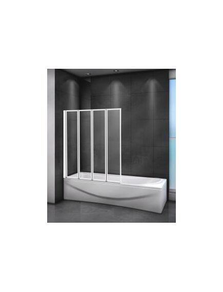 Купить Шторка на ванну Cezares Relax V-4 80х140 профиль Белый стекло прозрачное (relax-v-4-80/140-c-bi) по цене 14500 руб., в Санкт-Петебруге в интернет магазине 100-Систем, а также дургие товары CEZARES из раздела Стеклянные шторки для ванн и Сантехника
