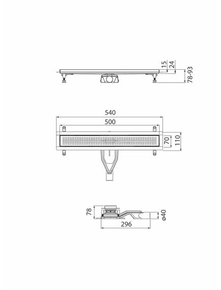 Купить Душевой лоток IDDIS Perfex 975B5SB20DZ 50 см, хром (975b5sb20dz) по цене 7120 руб., в Санкт-Петебруге в интернет магазине 100-Систем, а также дургие товары IDDIS из раздела Лотки и Душевые лотки и душевые трапы