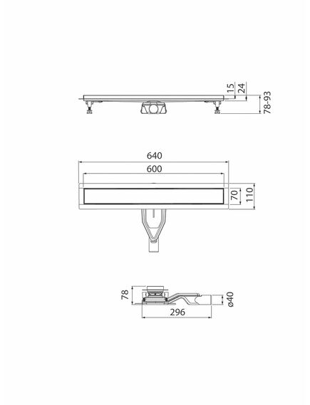 Купить Душевой лоток IDDIS Perfex 975B6SB00DZ 60 см, хром (975b6sb00dz) по цене 9490 руб., в Санкт-Петебруге в интернет магазине 100-Систем, а также дургие товары IDDIS из раздела Лотки и Душевые лотки и душевые трапы