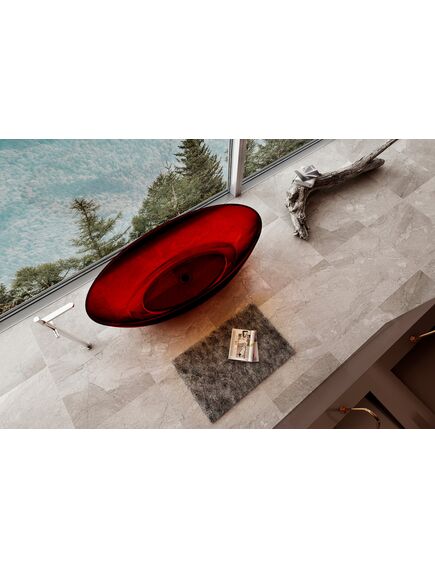 Купить Прозрачная ванна ABBER Kristall AT9702Rubin красная (at9702rubin) по цене 340000 руб., в Санкт-Петебруге в интернет магазине 100-Систем, а также дургие товары ABBER из раздела Ванны из камня и Ванны