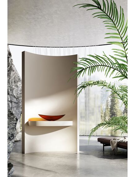 Купить Раковина накладная прозрачная ABBER Kristall AT2808Opal коричневая (at2808opal) по цене 50400 руб., в Санкт-Петебруге в интернет магазине 100-Систем, а также дургие товары ABBER из раздела Накладные раковины и Раковины и пьедесталы