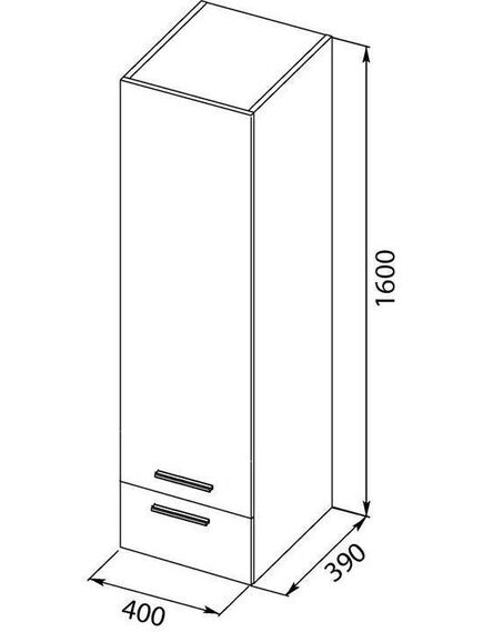 Купить Шкаф-пенал Aquanet Верона 40 белый (подвесной) (176672) по цене 39968 руб., в Санкт-Петебруге в интернет магазине 100-Систем, а также дургие товары AQUANET из раздела Пеналы и Пеналы, комоды, шкафы