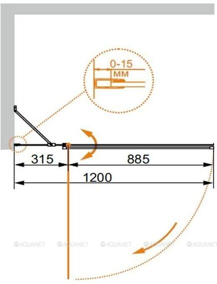 Купить Душевая шторка на ванну CEZARES ECO-O-V-11-120/140-C-Cr (eco-o-v-11-120/140-c-cr) по цене 23900 руб., в Санкт-Петебруге в интернет магазине 100-Систем, а также дургие товары CEZARES из раздела Стеклянные шторки для ванн и Сантехника