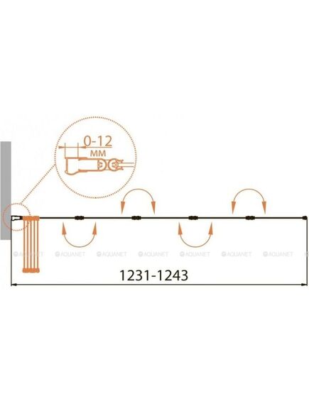 Купить Шторка на ванну CEZARES RELAX-V-5-120/140-C-Bi (relax-v-5-120/140-c-bi) по цене 19100 руб., в Санкт-Петебруге в интернет магазине 100-Систем, а также дургие товары CEZARES из раздела Стеклянные шторки для ванн и Сантехника