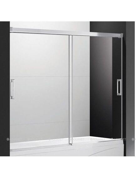 Купить Душевая шторка на ванну CEZARES TANDEM-SOFT-VF-2-170/145-P-Cr (tandem-soft-vf-2-170/145-p-cr) по цене 53900 руб., в Санкт-Петебруге в интернет магазине 100-Систем, а также дургие товары CEZARES из раздела Стеклянные шторки для ванн и Сантехника
