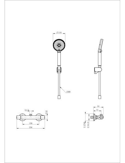 Купить Смеситель для душа с термостатом WONZON & WOGHAND INN 5, Хром (WW-B1005-A-CR) (ww-b1005-a-cr) по цене 11566 руб., в Санкт-Петебруге в интернет магазине 100-Систем, а также дургие товары WONZON & WOGHAND из раздела Смесители для душа без излива и Смесители для ванны и душа