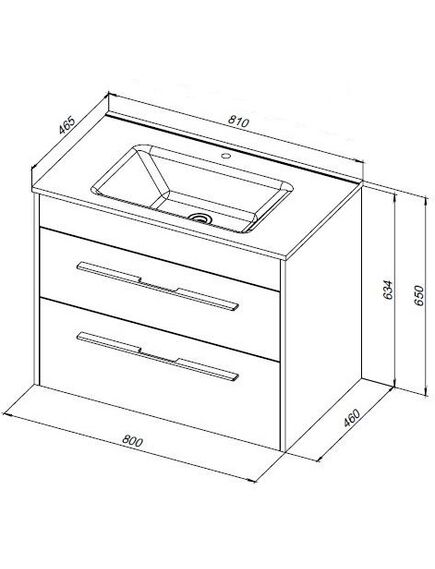 Купить Тумба под раковину Aquanet Августа 80 (Flat) белый (00277508) по цене 27354 руб., в Санкт-Петебруге в интернет магазине 100-Систем, а также дургие товары AQUANET из раздела Тумбы под раковину и Мебель для ванной комнаты