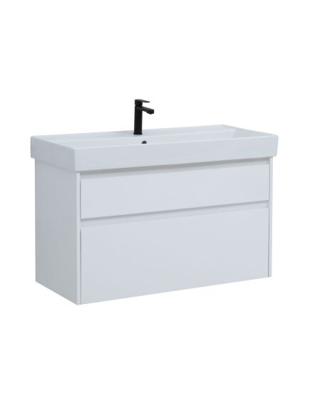 Купить Тумба под раковину Aquanet Nova Lite 100 белый (2 ящика) (00242581) по цене 29583 руб., в Санкт-Петебруге в интернет магазине 100-Систем, а также дургие товары AQUANET из раздела Тумбы под раковину и Мебель для ванной комнаты