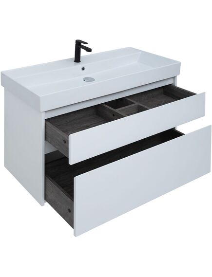 Купить Тумба под раковину Aquanet Nova Lite 100 белый (2 ящика) (00242581) по цене 29583 руб., в Санкт-Петебруге в интернет магазине 100-Систем, а также дургие товары AQUANET из раздела Тумбы под раковину и Мебель для ванной комнаты