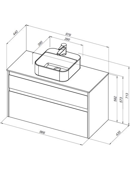 Купить Тумба под раковину Aquanet Nova Lite 100 белый (2 ящика) (00242581) по цене 29583 руб., в Санкт-Петебруге в интернет магазине 100-Систем, а также дургие товары AQUANET из раздела Тумбы под раковину и Мебель для ванной комнаты