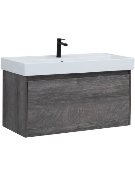 Купить Тумба под раковину Aquanet Nova Lite 100 дуб рошелье (1 ящик) (00242579) по цене 26137 руб., в Санкт-Петебруге в интернет магазине 100-Систем, а также дургие товары AQUANET из раздела Тумбы под раковину и Мебель для ванной комнаты