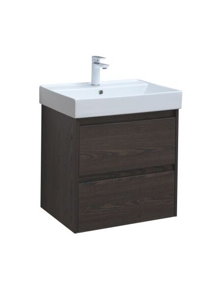 Купить Тумба под раковину Aquanet Nova Lite 60 дуб черный (2 ящика) (00287894) по цене 15029 руб., в Санкт-Петебруге в интернет магазине 100-Систем, а также дургие товары AQUANET из раздела Тумбы под раковину и Мебель для ванной комнаты