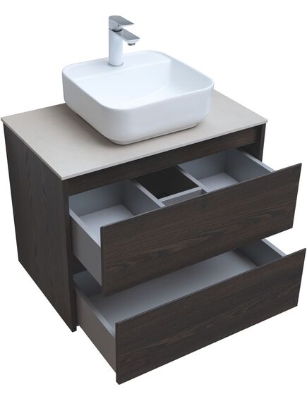 Купить Тумба под раковину Aquanet Nova Lite 75 дуб черный (2 ящика) (00287895) по цене 16559 руб., в Санкт-Петебруге в интернет магазине 100-Систем, а также дургие товары AQUANET из раздела Тумбы под раковину и Мебель для ванной комнаты