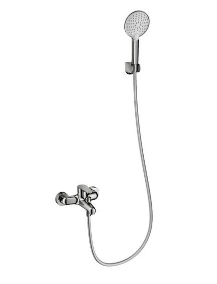 Купить Смеситель для ванны с душем WONZON & WOGHAND ALFA, Хром (WW-AE3204-CR) (ww-ae3204-cr) по цене 11066 руб., в Санкт-Петебруге в интернет магазине 100-Систем, а также дургие товары WONZON & WOGHAND из раздела Смесители с коротким изливом и Смесители для ванны и душа