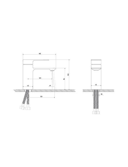Купить Смеситель черный Osgard Fendi Black 68013 черный  (68013) по цене 7322 руб., в Санкт-Петебруге в интернет магазине 100-Систем, а также дургие товары Osgard из раздела Рычажные смесители и Смесители для раковины