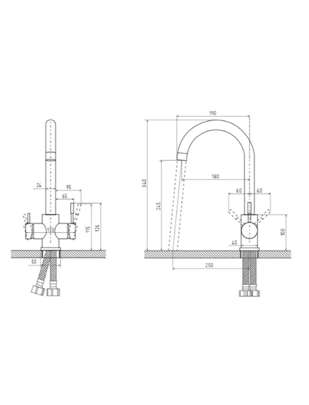Купить Смеситель для кухни Osgard Gron Plus 87973 с подключением к фильтру античная бронза (87973) по цене 12972 руб., в Санкт-Петебруге в интернет магазине 100-Систем, а также дургие товары Osgard из раздела Смесители с подключением фильтра и Смесители для кухни