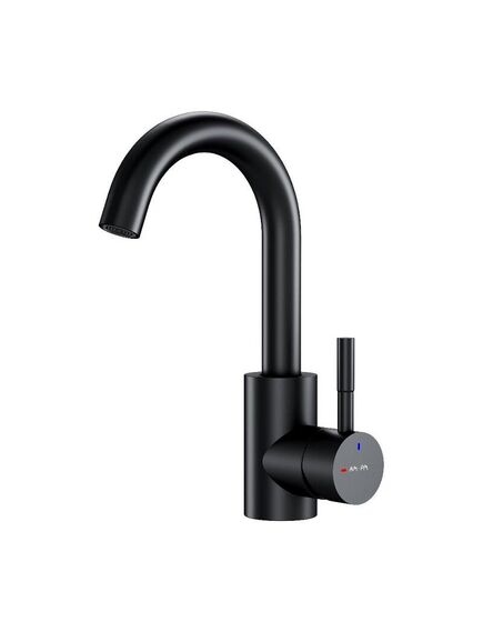 Купить Смеситель для раковины AM.PM X-Joy S F85B02722 черный матовый (f85b02722) по цене 3990 руб., в Санкт-Петебруге в интернет магазине 100-Систем, а также дургие товары AM.PM из раздела Рычажные смесители и Смесители для раковины