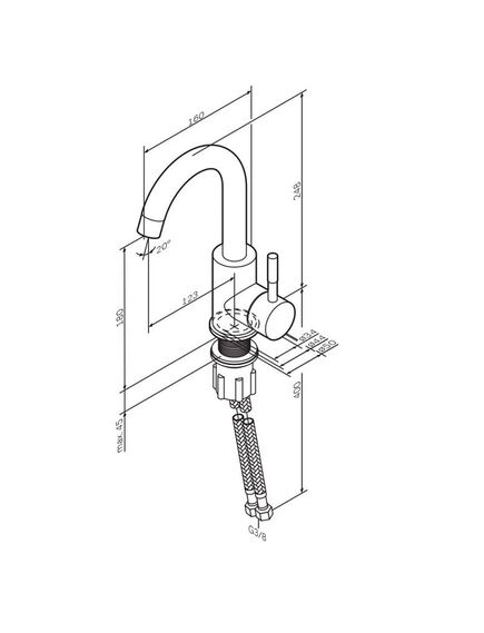 Купить Смеситель для раковины AM.PM X-Joy S F85B02722 черный матовый (f85b02722) по цене 3990 руб., в Санкт-Петебруге в интернет магазине 100-Систем, а также дургие товары AM.PM из раздела Рычажные смесители и Смесители для раковины