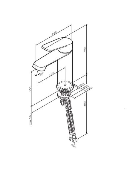 Купить Смеситель для раковины AM.PM Func F8F02133 белый (f8f02133) по цене 7990 руб., в Санкт-Петебруге в интернет магазине 100-Систем, а также дургие товары AM.PM из раздела Рычажные смесители и Смесители для раковины