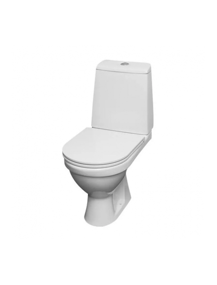 Купить Унитаз-компакт AM.PM Joy S C868607SC напольный с  бачком и микролифтом, белый (c868607sc) по цене 16990 руб., в Санкт-Петебруге в интернет магазине 100-Систем, а также дургие товары AM.PM из раздела Горизонтальный выпуск и Унитазы-компакт с бачком