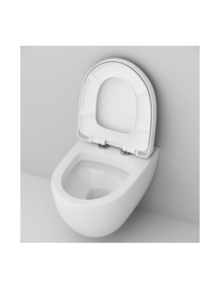 Купить Унитаз AM.PM Awe C111738SC подвесной с микролифтом, белый (c111738sc) по цене 16990 руб., в Санкт-Петебруге в интернет магазине 100-Систем, а также дургие товары AM.PM из раздела Унитазы подвесные и Унитазы