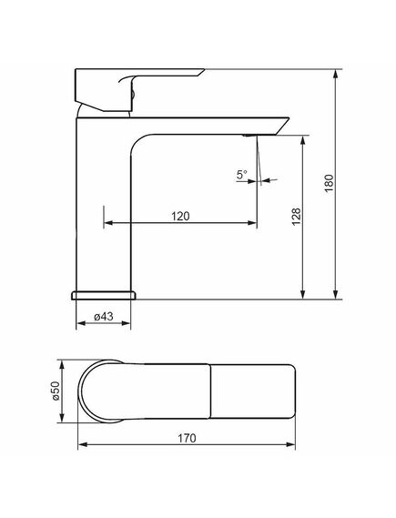 Купить Смеситель для раковины Damixa Apollo 470210000 хром (470210000) по цене 6590 руб., в Санкт-Петебруге в интернет магазине 100-Систем, а также дургие товары DAMIXA из раздела Рычажные смесители и Смесители для раковины