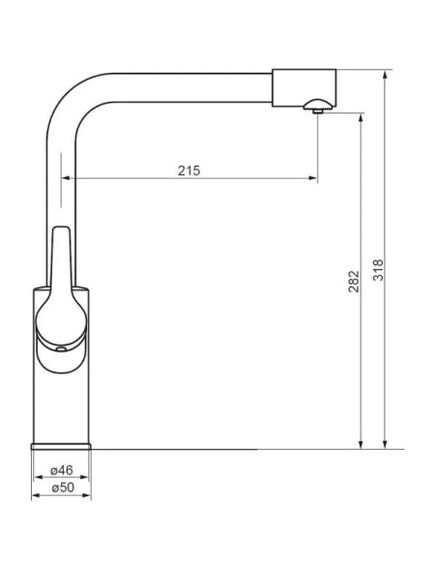 Купить Смеситель для кухни Damixa Merkur 710771000 хром (710771000) по цене 17490 руб., в Санкт-Петебруге в интернет магазине 100-Систем, а также дургие товары DAMIXA из раздела Смесители с подключением фильтра и Смесители для кухни